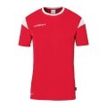 uhlsport Sport-Tshirt Squad 27 (100% Polyester) rot/weiss Kinder