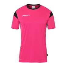 uhlsport Sport-Tshirt Squad 27 (100% Polyester) rosa/schwarz Herren