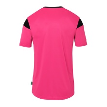 uhlsport Sport-Tshirt Squad 27 (100% Polyester) rosa/schwarz Herren