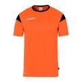 uhlsport Sport-Tshirt Squad 27 (100% Polyester) orange/schwarz Kinder