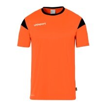 uhlsport Sport-Tshirt Squad 27 (100% Polyester) orange/schwarz Herren