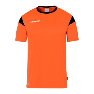 uhlsport Sport-Tshirt Squad 27 (100% Polyester) orange/schwarz Herren