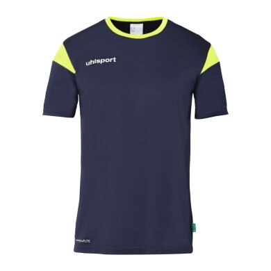 uhlsport Sport-Tshirt Squad 27 (100% Polyester) marineblau/gelb Kinder