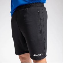 uhlsport Sporthose Essential Tech Short (elastischer Bund mit Kordelzug) kurz schwarz Kinder