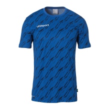 uhlsport Trainings-Shirt Progressive 28 (100% rec. Polyester) azureblau Herren