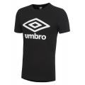 umbro Freizeit-Tshirt Big Logo (Baumwolle) 2021 schwarz Herren