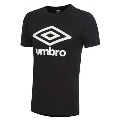 umbro Freizeit-Tshirt Big Logo (Baumwolle) 2021 schwarz Herren