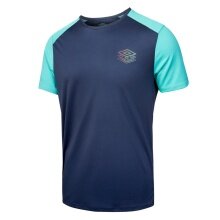 umbro Trainings Tshirt Pro Training Poly Tee navyblau/aqua Herren