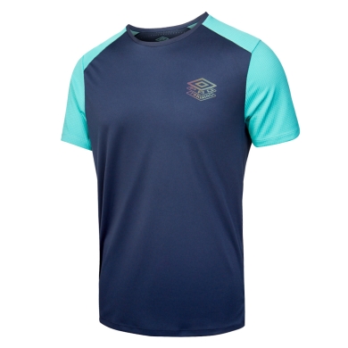 umbro Trainings Tshirt Pro Training Poly Tee navyblau/aqua Herren