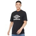 umbro Freizeit-Tshirt Diamond Logo Tee (Baumwolle) schwarz Herren