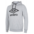 umbro Kapuzenpullover Hoodie Big Logo #21 grau Herren