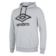 umbro Kapuzenpullover Hoodie Big Logo grau Herren