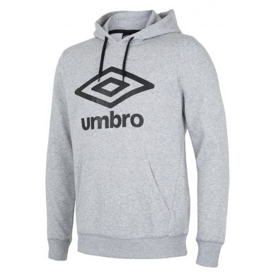 umbro Kapuzenpullover Hoodie Big Logo grau Herren