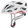 uvex Fahrradhelm active cc weiss/goji matt