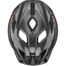 uvex Fahrradhelm active anthrazit/rot